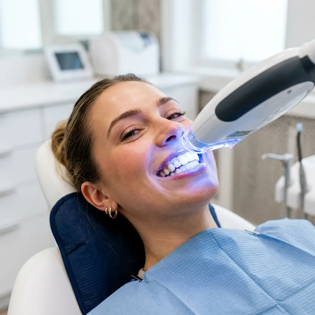 Professional teeth whitening